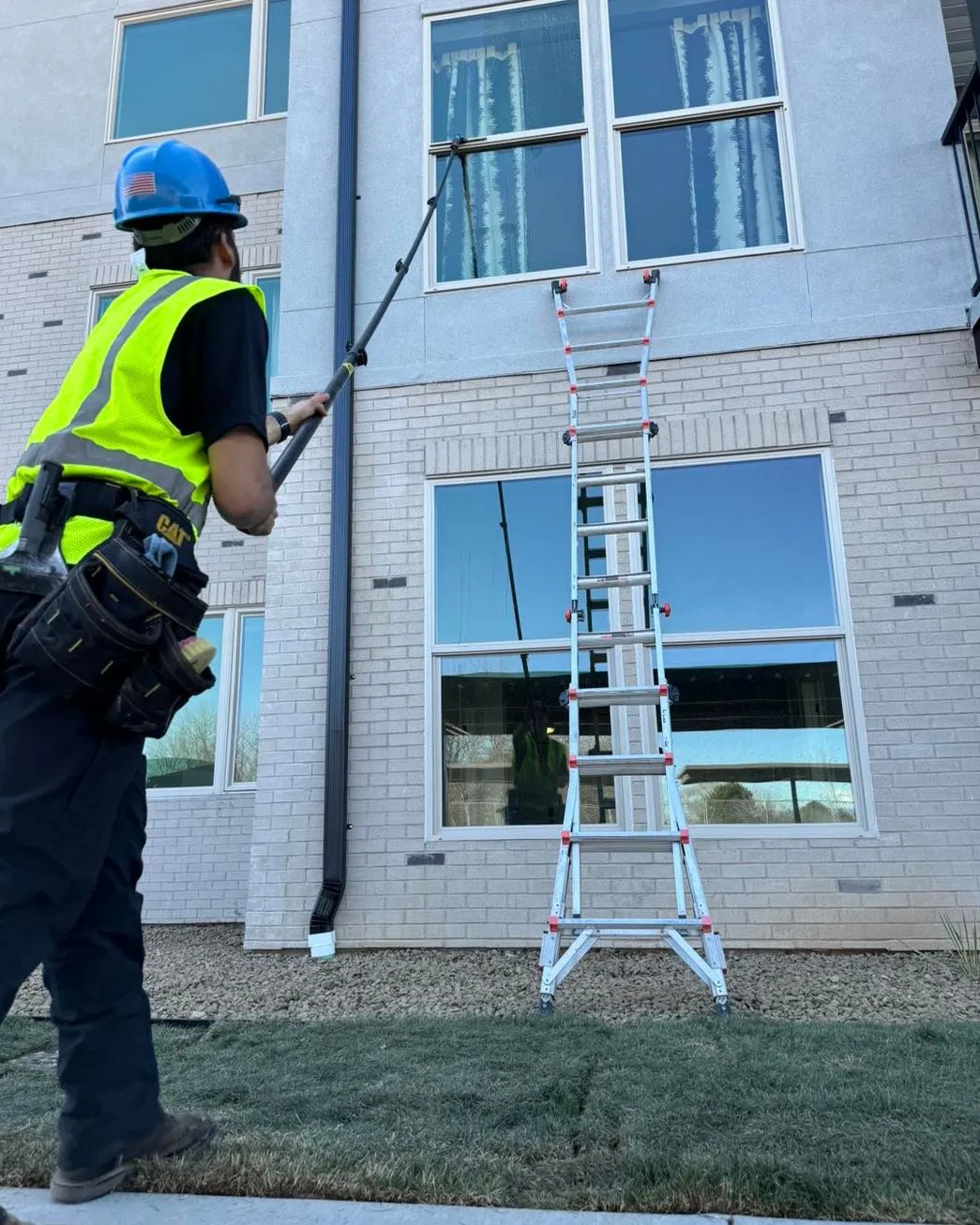 high rise window cleaning