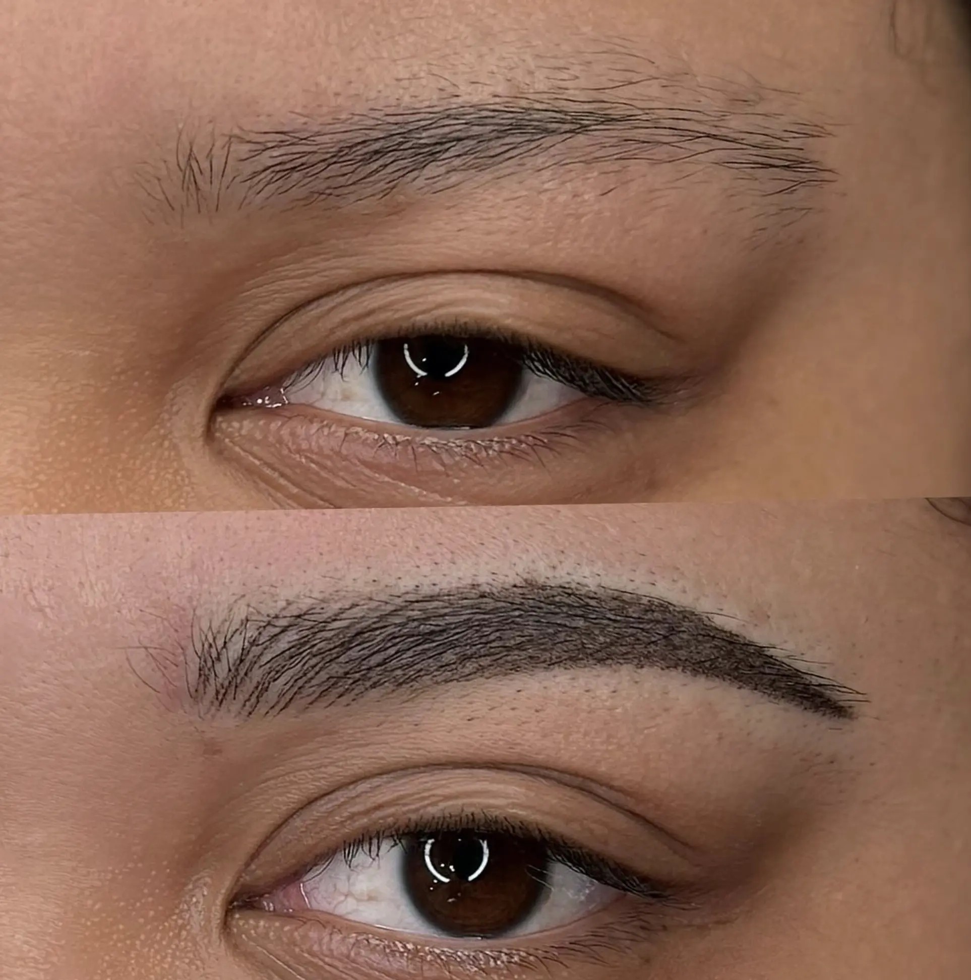 Healing after eyeliner tattoo